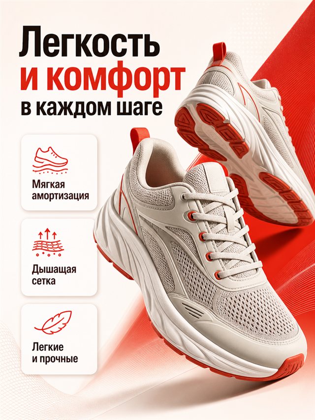 Кроссовки — Яркий акцент