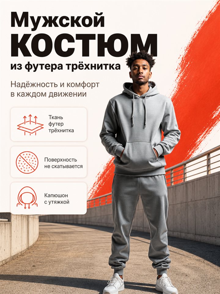 Спортивный костюм — Яркий акцент