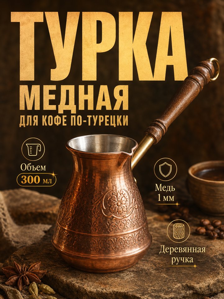 Турка медная — Сцена-история